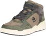 G-Star Raw ATTACC Mid Blocked Heren Leren sneakers 2242 040716 OLV-TPE - Thumbnail 4