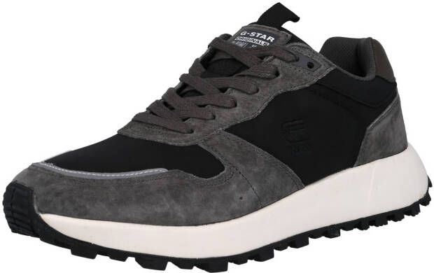 G-Star G Star RAW THEQ RUN TNL M suède sneakers zwart grijs - Foto 6