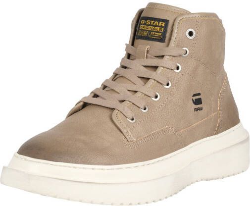 G-Star G Star Raw Dexter Mid Nub M Hoge sneakers Leren Sneaker Heren Taupe - Foto 6