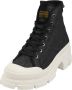 G-Star Denim Militair-geïnspireerde Enkellaars met Rubberen Zool Black Dames - Thumbnail 4