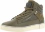 G-Star G Star Raw Ravond Mid Bsc Dnm M Hoge sneakers Leren Sneaker Heren Groen - Thumbnail 5