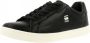 G-Star G STAR RAW Cadet Leather Heren Sneakers Sportschoenen Schoenen Zwart 2142 002509 BLK - Thumbnail 5