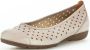 Gabor Geperforeerde Zomer Ballerina Schoenen - Thumbnail 5