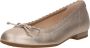 Gabor Gouden leren metallic ballerina's Yellow Dames - Thumbnail 2