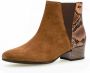 Gabor Korte Laars 52 812 64 Cognac Suede Combi - Thumbnail 2