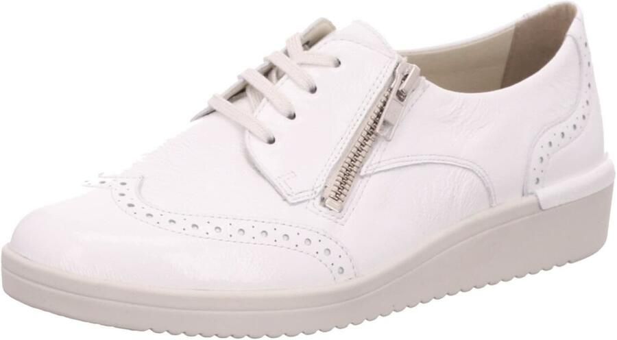 Gabor Comfort Veterschoen 'Klassischer Schnürschuh Damen 66.936 11 Echtleder in weiß' wit
