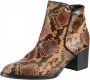 Gabor Whisky Bruine Reptiel Look Enkellaars Multicolor Dames - Thumbnail 3