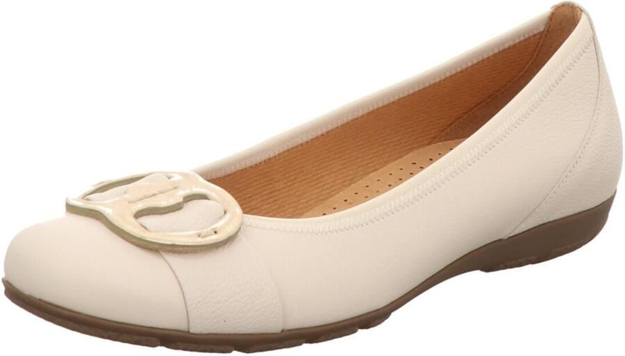 GABOR Ballerina 'Ballerina Damen 64.163.22 Echtleder in beige' beige