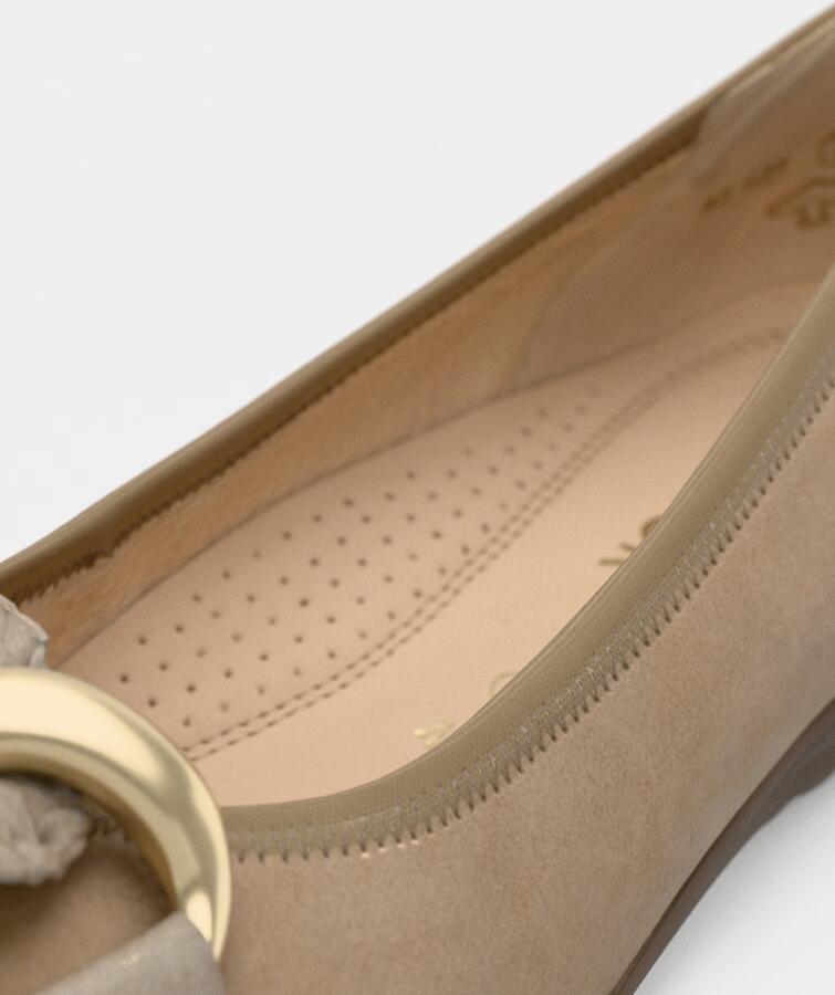 Gabor beige dames instappers - Foto 3