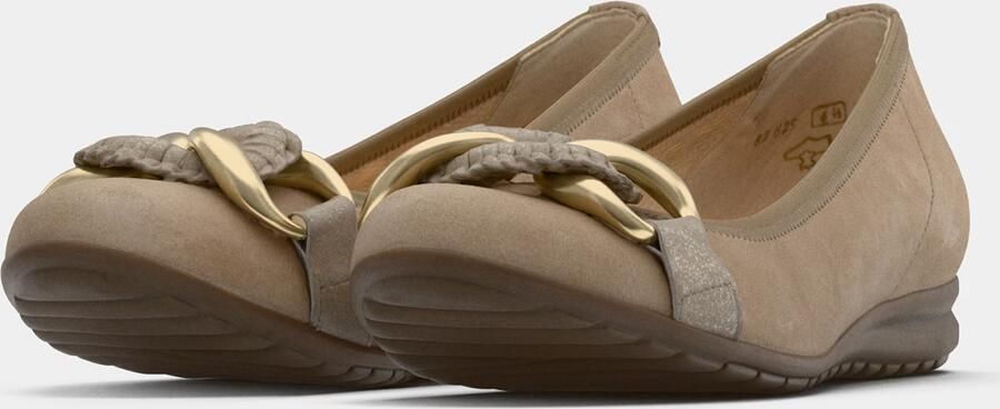 Gabor beige dames instappers - Foto 6