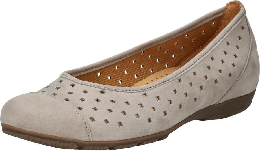 Gabor Instappers beige Nubuck Dames