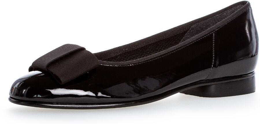 Gabor Ballerina's Flats kitten heel feestelijke schoenen met decoratieve strik - Foto 8