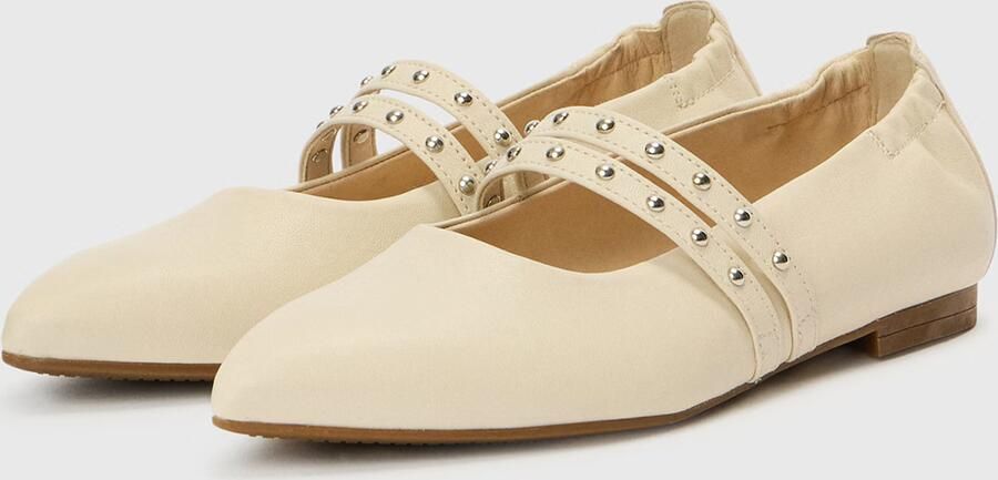 GABOR Ballerina met riempjes offwhite - Foto 5