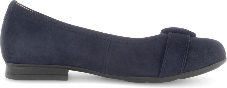 Gabor Ballerina's Florence blokhak business schoen comfort schoen met elastische afwerking breedte g