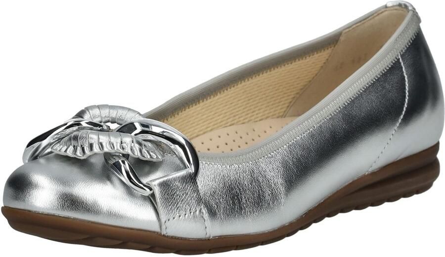 Gabor Ballerina's Florence sleehak business schoen lage schoen instapschoen met sierketting
