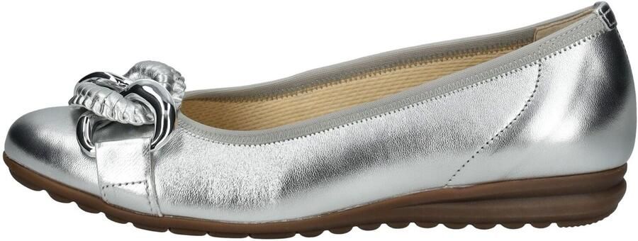 Gabor Ballerina's Florence sleehak business schoen lage schoen instapschoen met sierketting - Foto 11