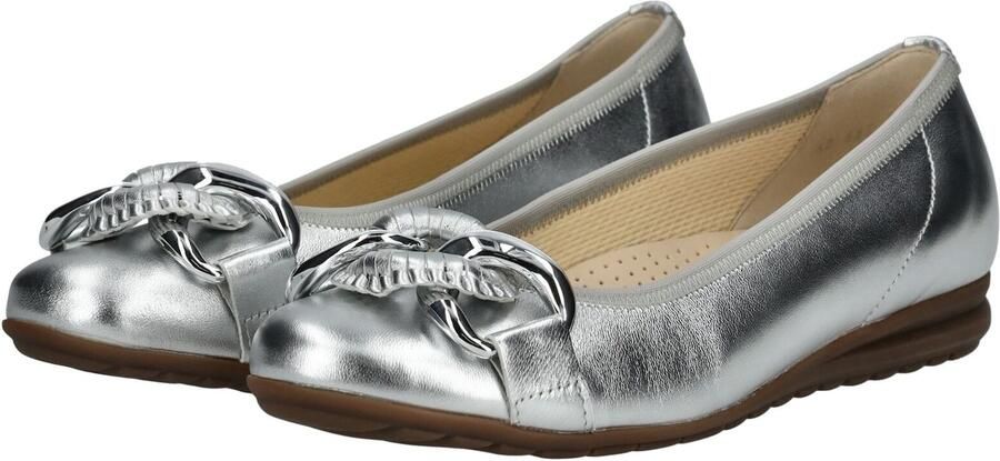 Gabor Ballerina's Florence sleehak business schoen lage schoen instapschoen met sierketting - Foto 10