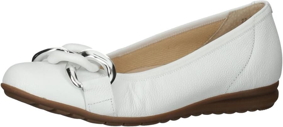 GABOR Ballerina zilver wit