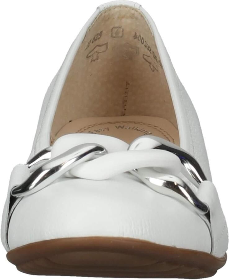 GABOR Ballerina zilver wit - Foto 3