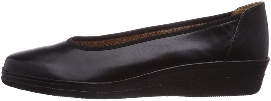 Gabor Zwarte Leren Ballerina Schoenen Black Dames - Foto 6