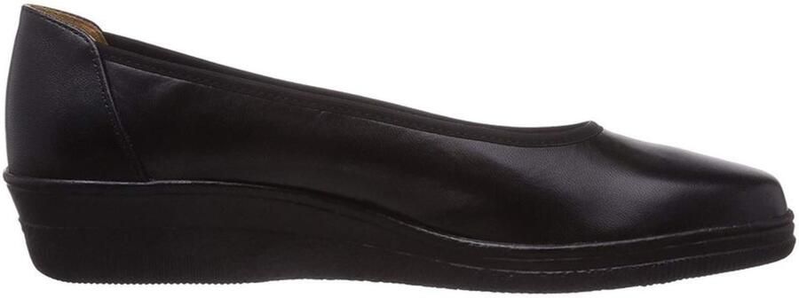 Gabor Zwarte Leren Ballerina Schoenen Black Dames - Foto 7