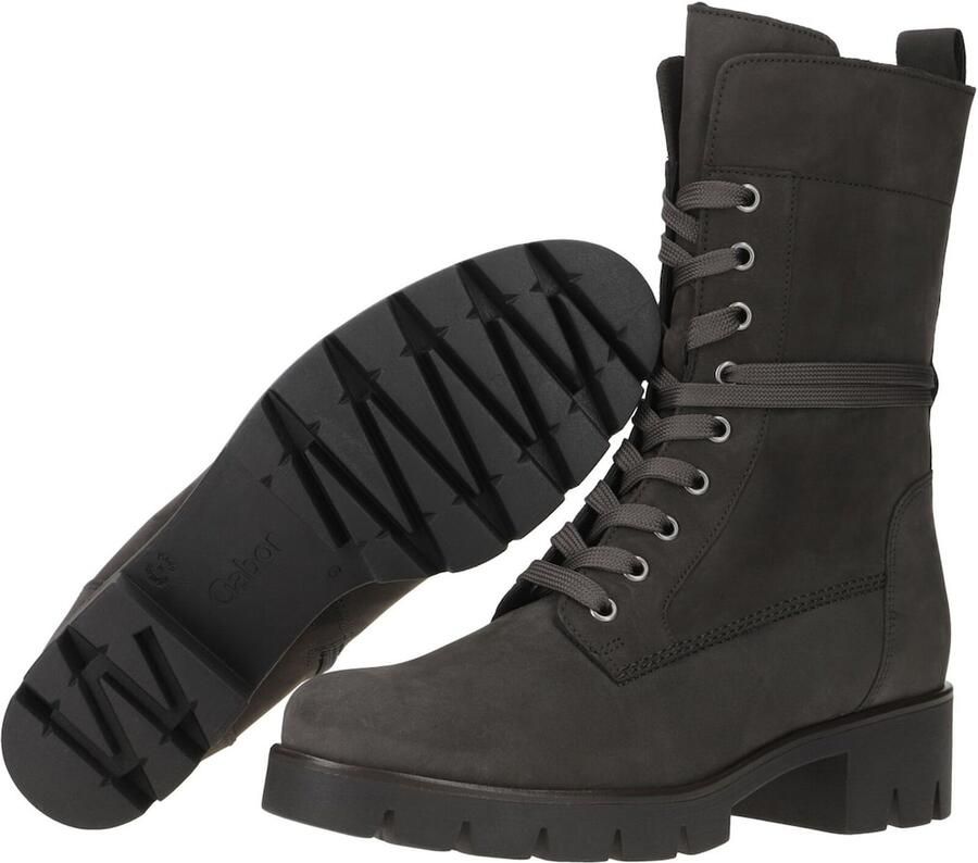 GABOR Boots ' Fashion Stiefelette Lace Up Boots dunkelgrau 31.712.18' grijs - Foto 4
