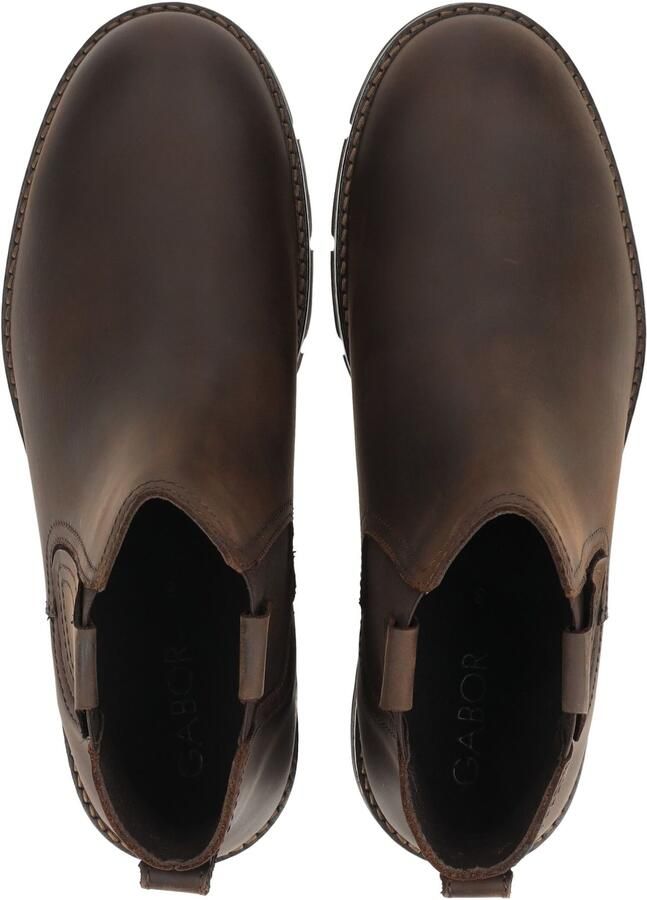 GABOR Chelsea boots chocoladebruin - Foto 3