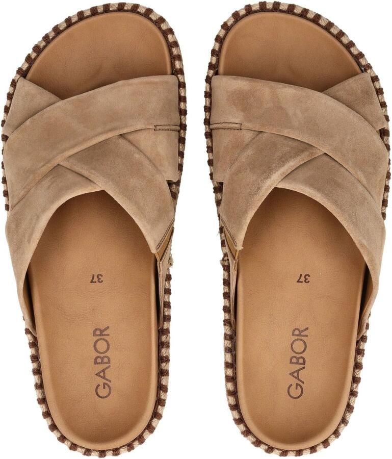 Gabor Dames Slippers 83.780.14 Bruin - Foto 17