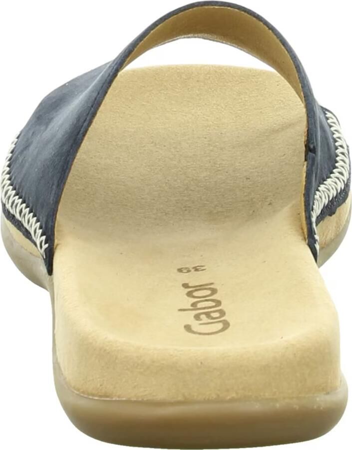 Gabor Slippers sleehak zomerschoen pantoffels in een eenvoudige vorm - Foto 8