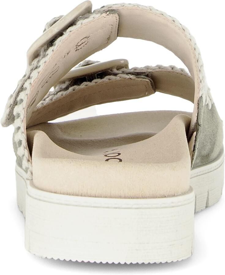 Gabor 83.741.19 Slippers groen Suede Dames Groen - Foto 4