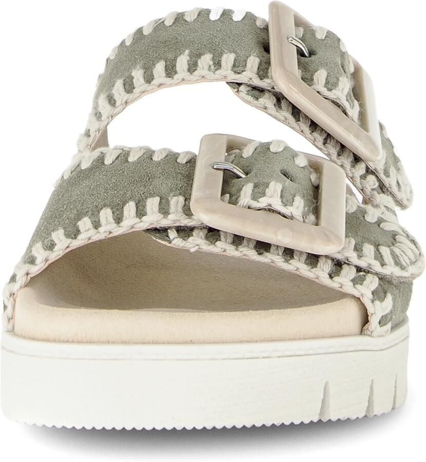 Gabor 83.741.19 Slippers groen Suede Dames Groen - Foto 3