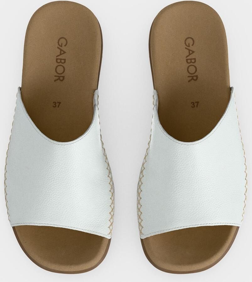 GABOR Teenslipper wit - Foto 4