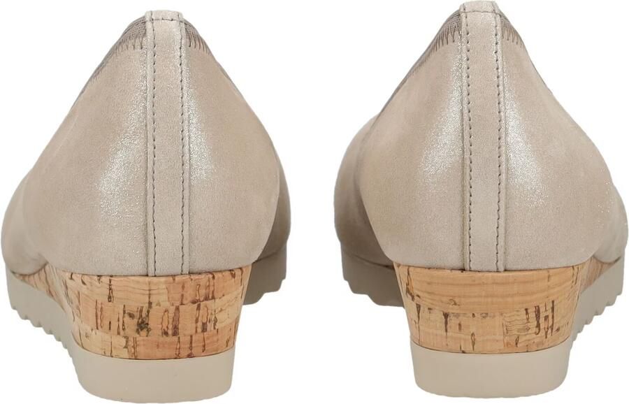 Gabor 82.641.12 Pumps Leer Beige Dames Sleehak Beige Goud - Foto 5