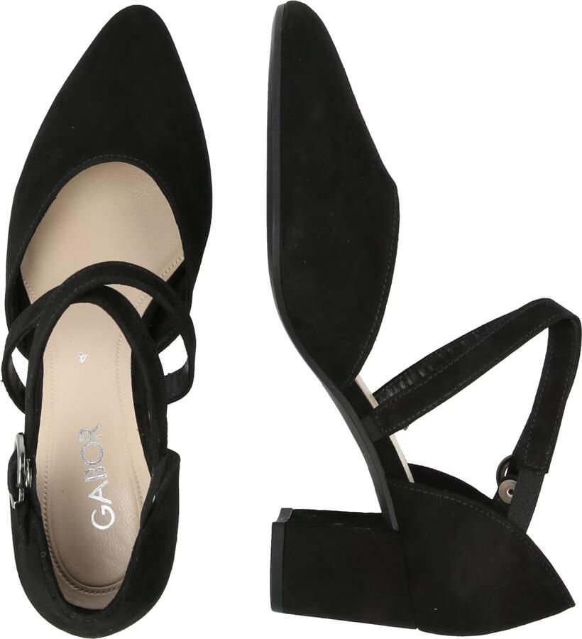 Gabor pumps met bandje 81.343.17 Zwart - Foto 4