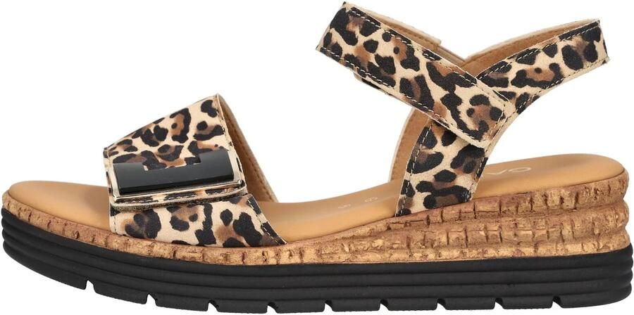 Gabor leren dames sandalen met luipaardprint - Foto 9