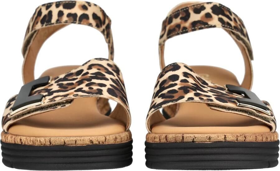 Gabor leren dames sandalen met luipaardprint - Foto 7