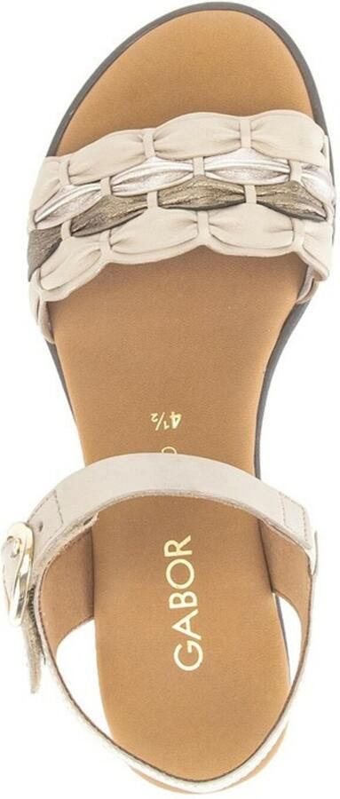 Gabor Sandaal Beige 38.5 art 82.758 - Foto 5