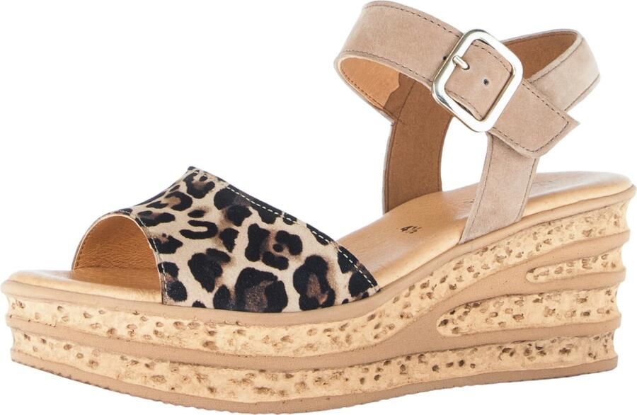 GABOR Sandaal beige taupe bruin zwart