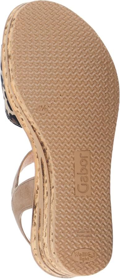 GABOR Sandaal beige taupe bruin zwart - Foto 3