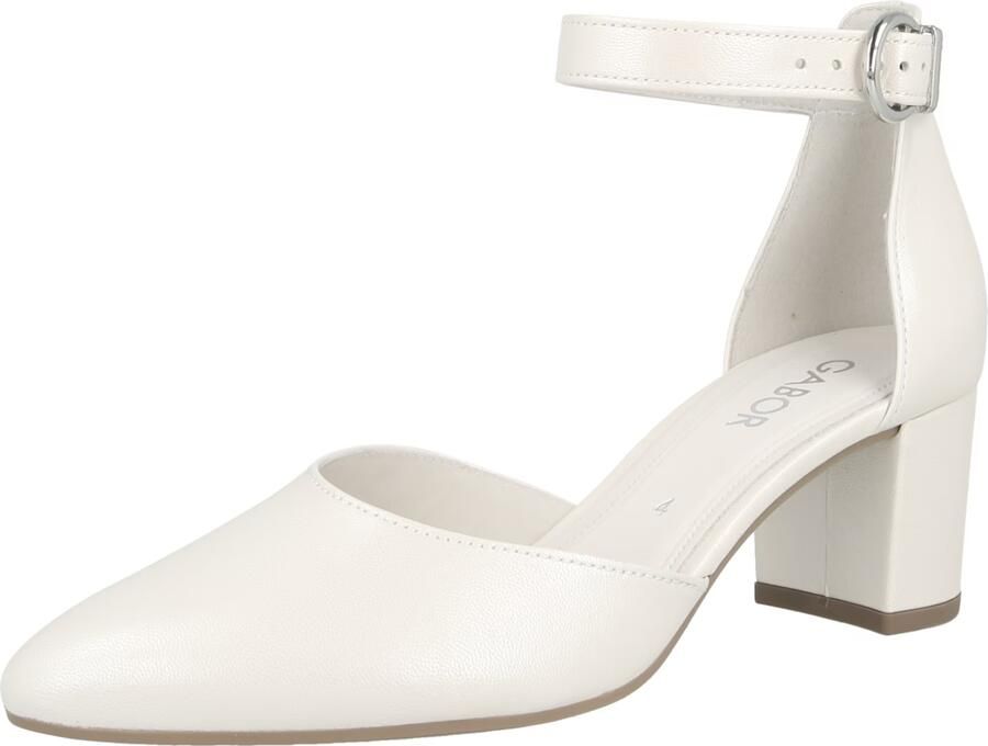 GABOR Sandalen met Hak Dames 340 Maat: 36 Materiaal: Leer Kleur: Wit - Foto 11