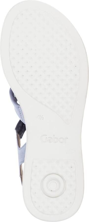 Gabor Dames platte sandalen Artikel 82.736.26 Blauw combinatie - Foto 2