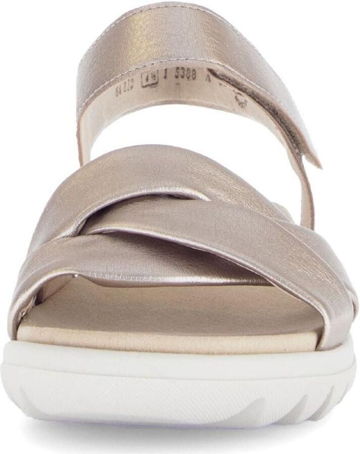 Gabor Sandalen zomerschoen wedge-sandaal comfort-schoen met klittenbandsluiting