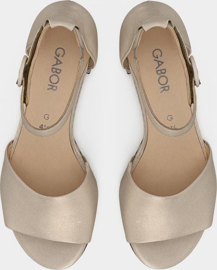 Gabor 82.902.82 dames sandalen gekleed (5) metallic - Foto 3