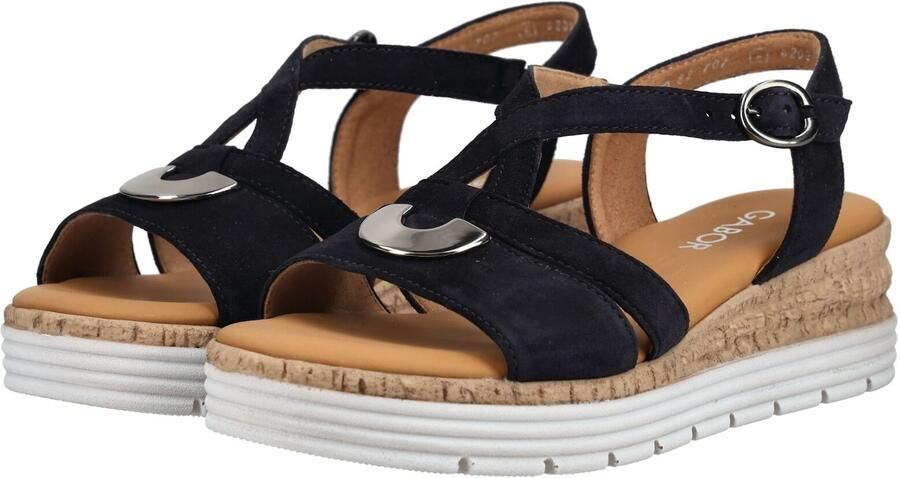 GABOR Sandalen met riem donkerblauw - Foto 6