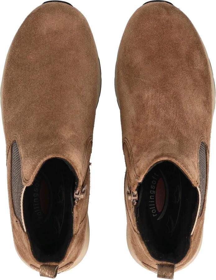 Gabor Rollingsoft Korte Laars 0804.02.004 Dreamvelour Nut Bruin - Foto 3