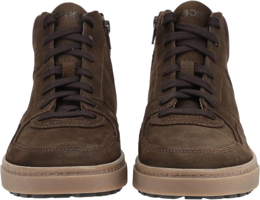 GABOR Sneakers hoog donkerbruin - Foto 3