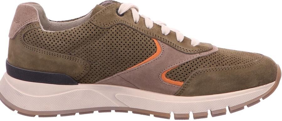 GABOR Sneakers laag aardetinten olijfgroen neonoranje - Foto 5