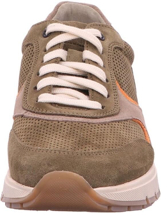 GABOR Sneakers laag aardetinten olijfgroen neonoranje - Foto 4