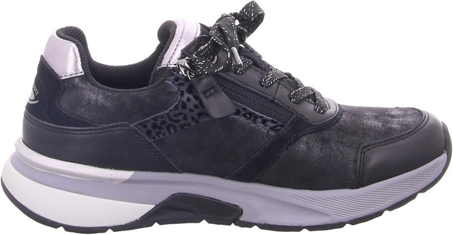 Rollingsoft Gabor 76.847 Sneaker Black Antique Silver Zwart - Foto 6