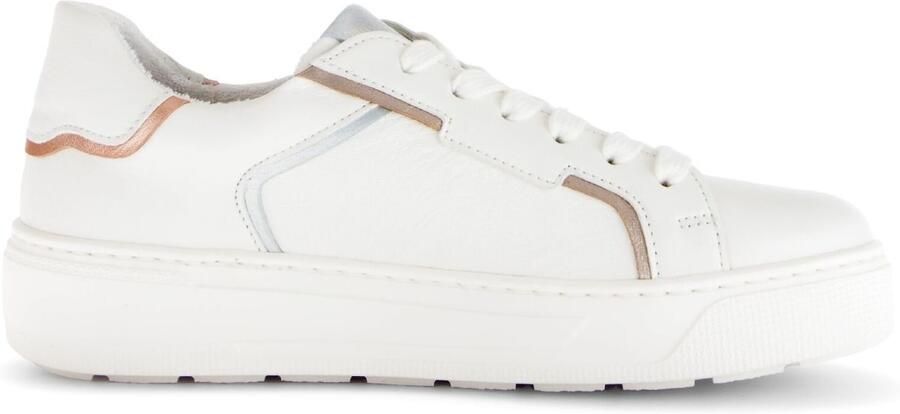 GABOR Sneakers laag beige camel zilver - Foto 4
